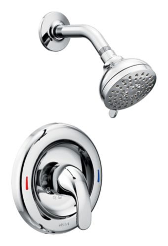 Moen Adler Posi-Temp® 1-Handle Shower Head, Chrome Product image