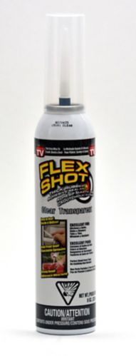 Flex Shot Rubber Adhesive Sealant, Clear, 8-oz Product image