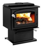 Drolet Escape 1500 Wood Stove, EPA 2020 Certified, 24 7/8-in W X 24 1/2-in D X 29 7/8-in H | Droletnull