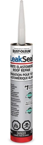 Répare-toit élastomère Rust-Oleum LeakSeal, blanc, 300 mL Image de l’article