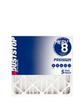 Filtre Duststop MERV 8 Premium, 20 x 20 x 5 po | Duststopnull