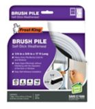 Frost King Brush Pile Self-Stick Weather Seal, 1/4-in x 3/8-in x 17-ft, White | Frost Kingnull