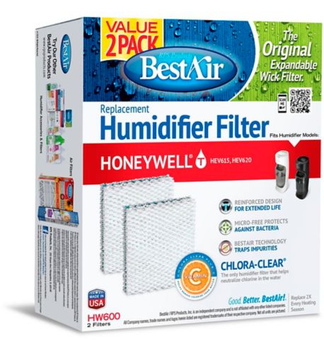 Filtre de rechange pour humidificateur Honeywell HW600, paq. 2 Image de l’article