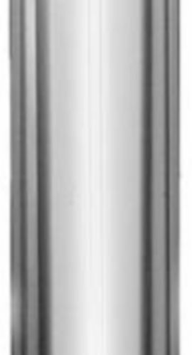 DuraVent Double Wall Chimney Stove Pipe, 7-in x 36-in, Stainless Steel Product image