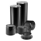 DuraVent Double-Wall Stove Pipe Kit, 6-in, Black | Duraventnull