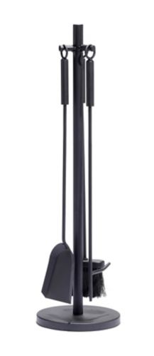 Black Fireplace Toolset, 4-pc Product image