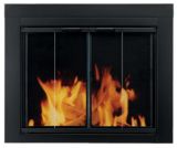 Glassdoor for Fireplace, Black | Pleasant Hearthnull