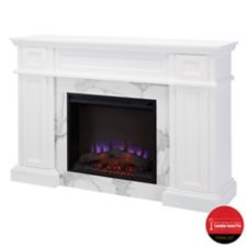 Canvas Marseille Fireplace White Canadian Tire