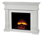 CANVAS Harlow Electric Fireplace, White | CANVASnull