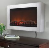 Wall Mounted Stainless Steel Madrid Fireplace | J&R Home Productsnull