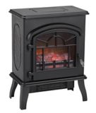 Metal Free Standing Electric Fireplace | Vendor Brandnull