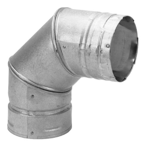Duravent Endurance Pellet Vent With 90° Elbow 3-in, Stainless Steel Product image