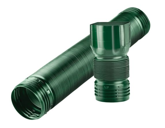 Mole Pipe Twist and Seal Downspout Adaptor, 2 x 3-in Product image