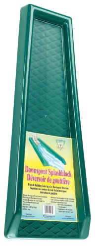Downspout Splash Block, Green, 24-in Product image