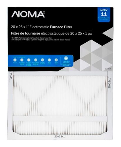 NOMA MERV 11 Furnace Filter, 20x25x1-in Product image