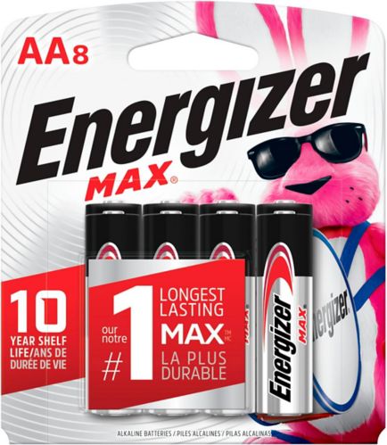 Energizer Max Alkaline AA Batteries, 8-pk Product image