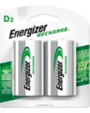 Piles rechargeables NiMh Energizer D, paq. 2 | Energizernull
