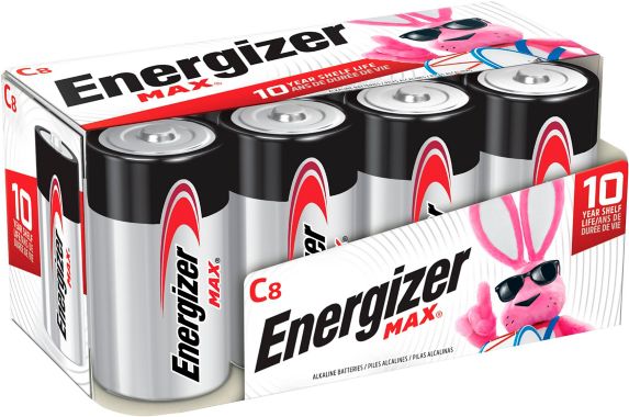 Energizer Max Alkaline C Batteries, 8-pk Product image