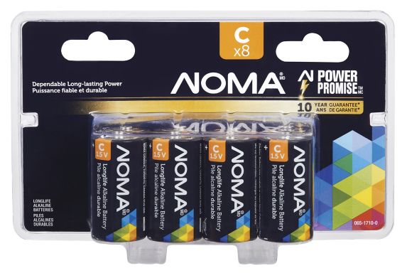 NOMA C Alkaline Battery, 8-pk Product image