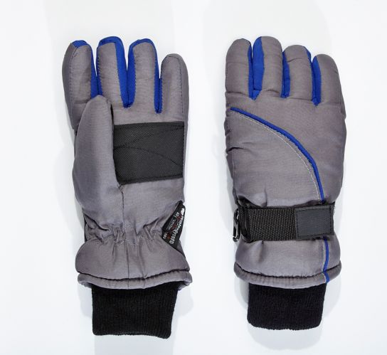 OPP Kids Winterproof Thermal Insulated Winter Ski Snowboard Gloves Water-Resistant, Grey Product image