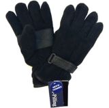 Men's  Thermal Insulated Fleece Casual Winter Gloves Adjustable Velcro Cuffs, Assorted | Vendor Brandnull