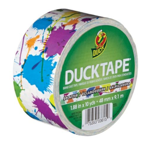 Ruban adhésif Duck Tape, motif éclaboussures Image de l’article