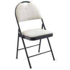 For Living Designer Hi-Back Folding Chair, White Canadian Tire