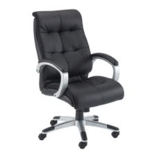 For Living Leather Executive Office Chair Black Canadian Tire