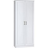 System Build 2 Framed Door Tall Storage Cabinet White Canadian Tire