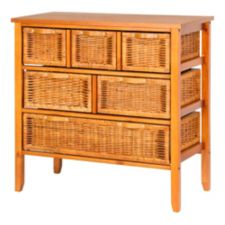 For Living Large Wicker Chest Honey Canadian Tire