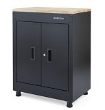 Mastercraft 2-Door Base Cabinet with Wood Top, 28-in | Mastercraftnull
