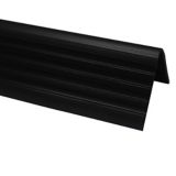 Shur-Trim Floor Nosing Overlap, Black, 3-ft | Shur-Trimnull
