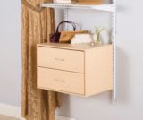 Rubbermaid 2 Drawer Espresso Hanging Wood Unit Canadian Tire