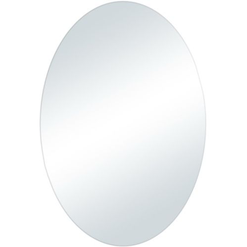 Oval Frameless Mirror, 16-in x 24-in Product image