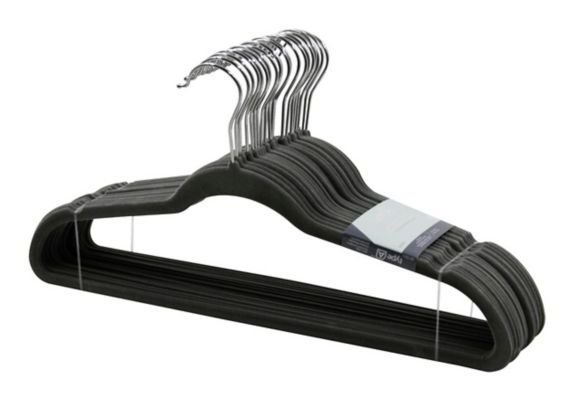 type A Non-Slip Velvet Hangers, 20-pk Product image
