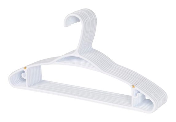 type A Plastic Hangers, 10-pk Product image