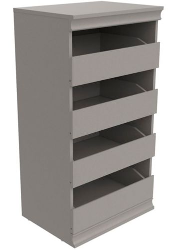 Meuble modulaire à 4 tiroirs ClosetMaid, taupe Image de l’article