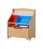 Kids Two Bin Storage Unit with Drawer | FOR LIVINGnull