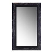 Canvas Cacey Black Wood Mirror