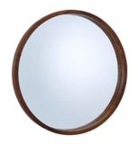 CANVAS Mina Round Wood Mirror, 30-in | CANVASnull