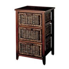 For Living Small Wicker Chest Dark Canadian Tire