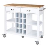 For Living Kitchen Cart with Wine Storage | FOR LIVINGnull