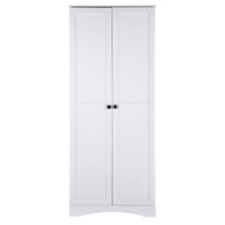 System Build 2 Door Wardrobe With Drawers White Canadian Tire