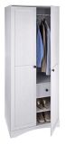 System Build 2-Door Wardrobe with Drawers, White | System Buildnull