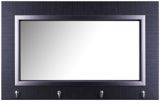Double Frame Pub Mirror with Hooks, 19-1/4 x 31-1/4-in | Images 2000 Incnull