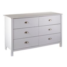 Dorel Kayla 6 Drawer Dresser White Canadian Tire