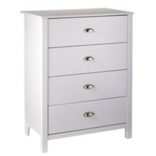 Dorel Kayla 4 Drawer Dresser White Canadian Tire