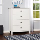 Dorel Kayla 4 Drawer Dresser White Canadian Tire