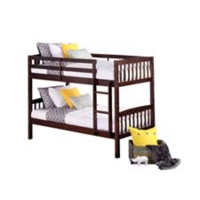 Dorel Twin Over Twin Bunk Bed Espresso Canadian Tire