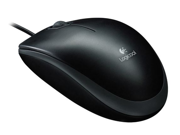 Logitech Corded Optical Computer Mouse, Black Product image
